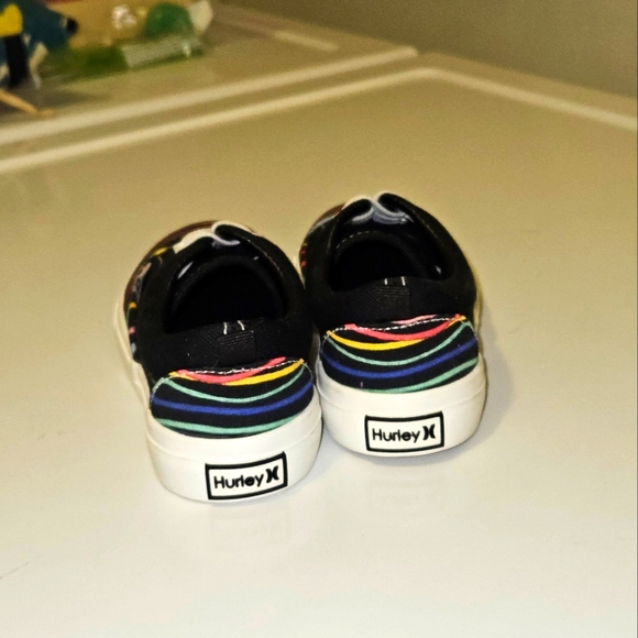 HURLEY Suma Authentic Toddler's Black and Multicolor Sneakers - Picture 8 of 10